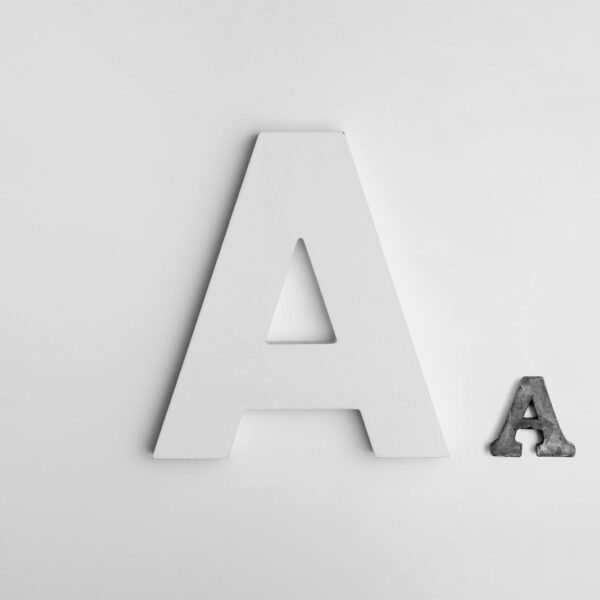 A decorative lettering